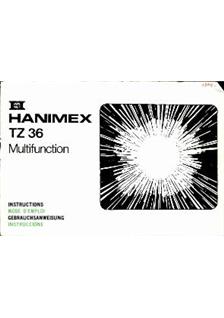 Hanimex TZ 36 manual. Camera Instructions.